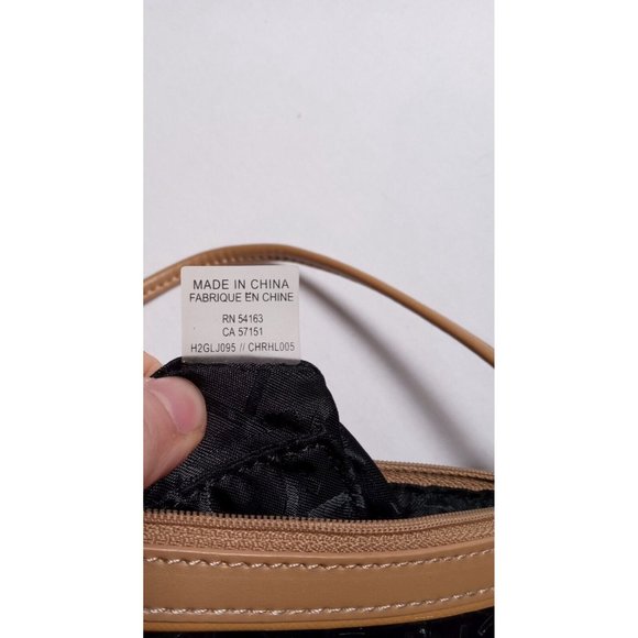 Calvin‎ Klein Black CK Logo Mini Purse 7" x 4" (7c5) - Picture 5 of 5